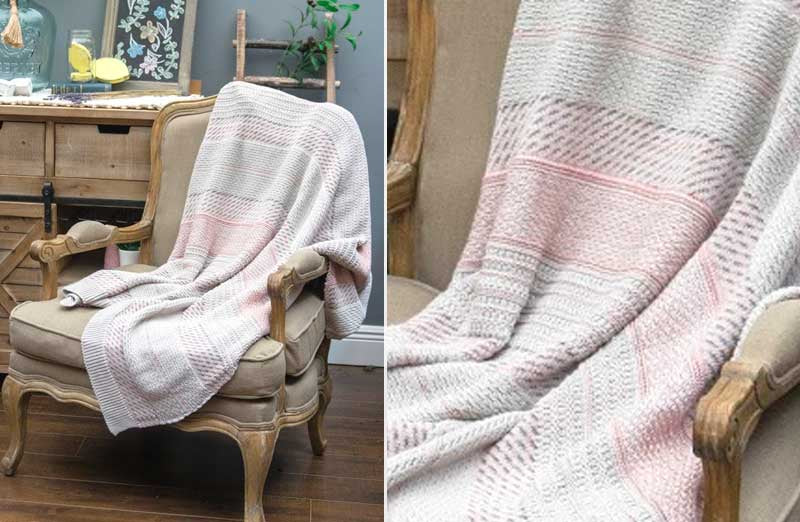 Copper Knit Throw Blanket