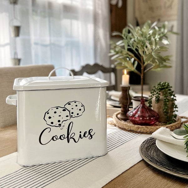 Chippy Enamel Nostalgic Cookie Canister