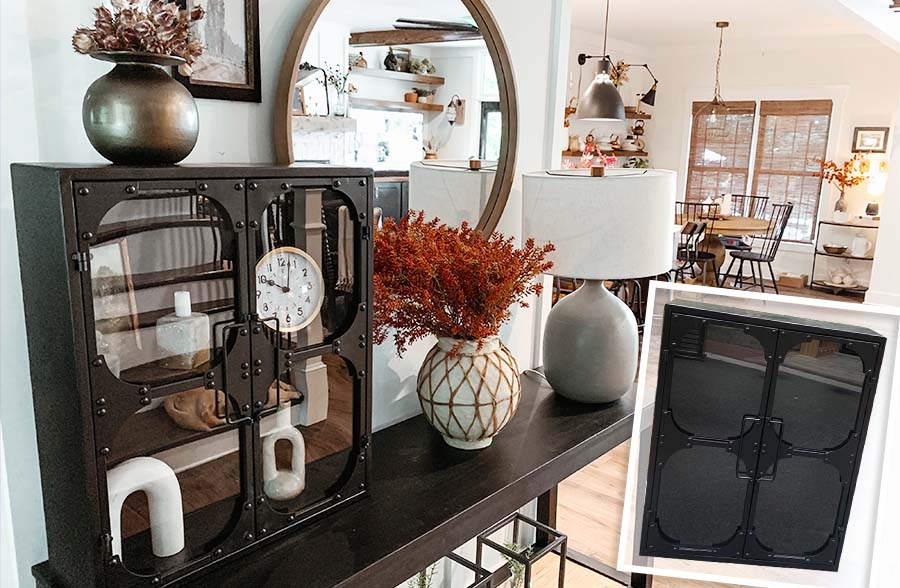 Vintage Vault Inspired Cabinet