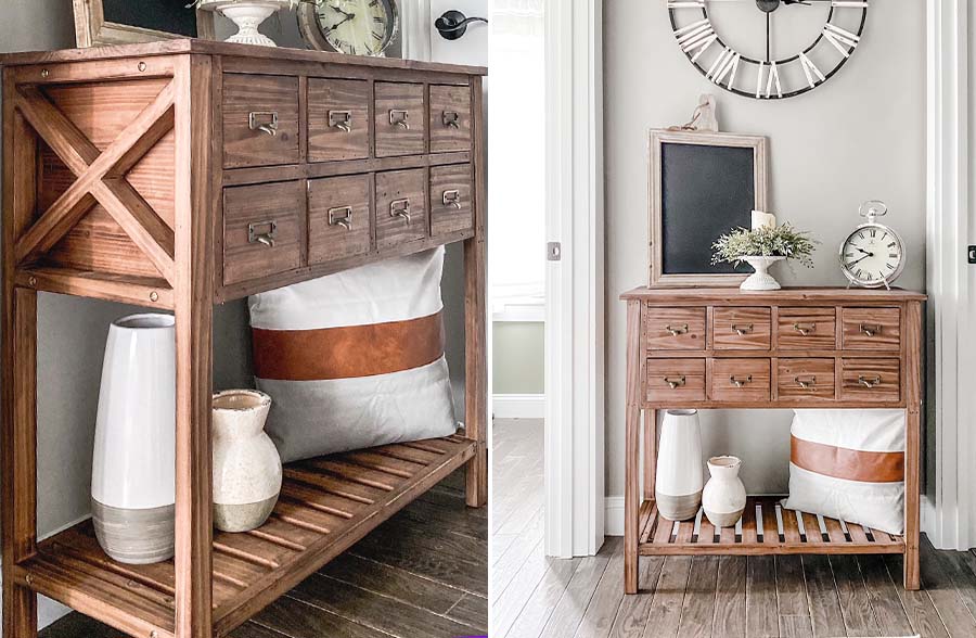 Apothecary Wooden Table