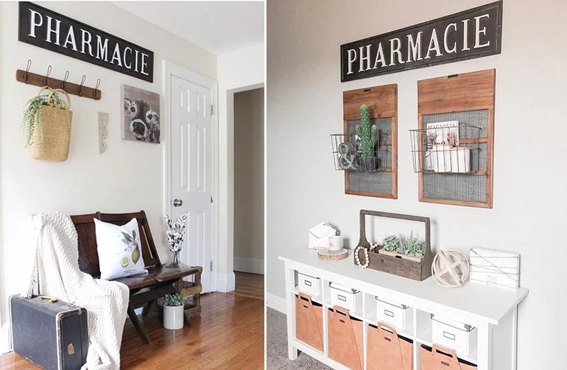 Embossed Metal Pharmacie Sign