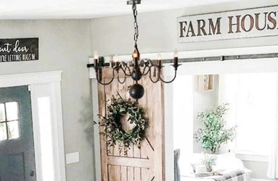 Black Iron Pendant Light