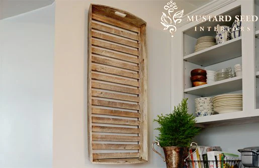 *HUGE* Wood Slat Service Tray