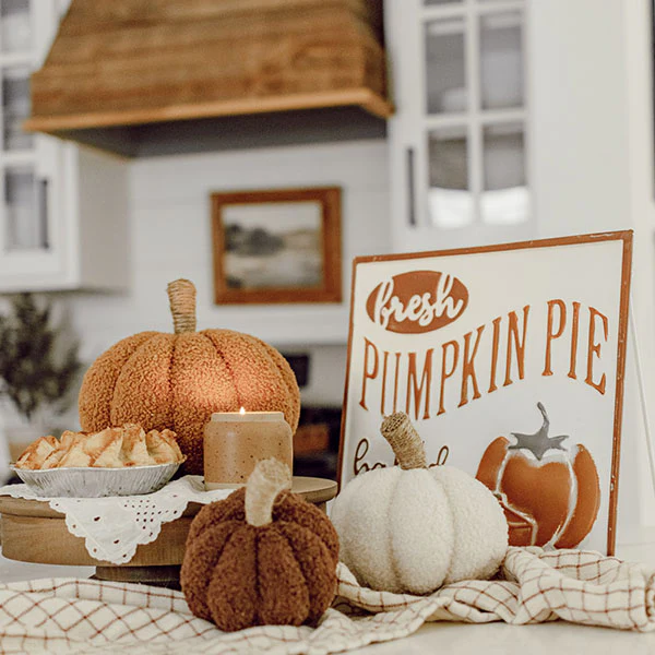 Fresh Pumpkin Pie Easel Sign