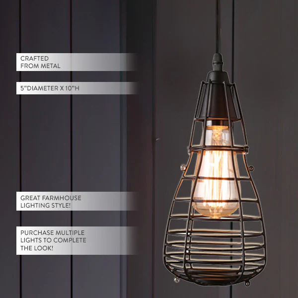 Utilitarian  Light Pendant