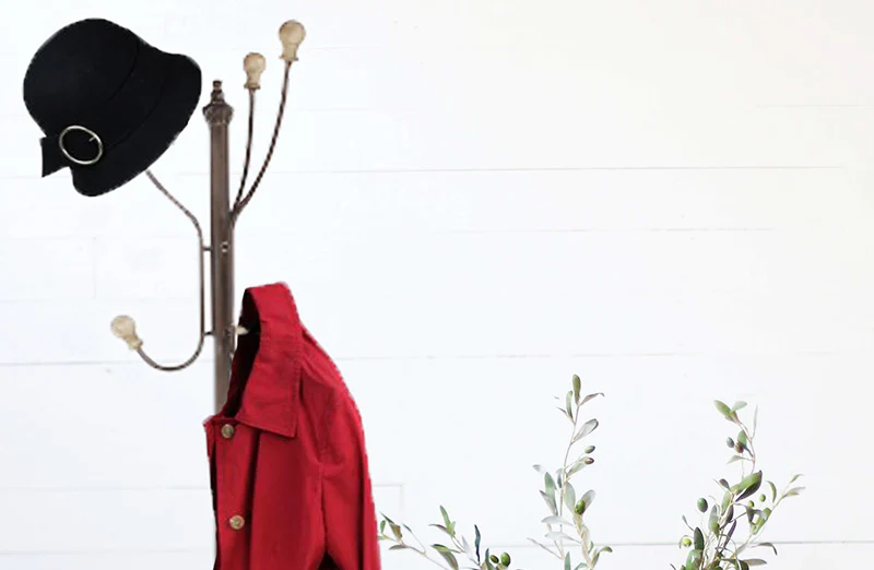 *HUGE* Metal Standing Coat Rack