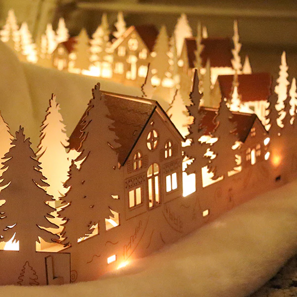 Light Up Christmas Village