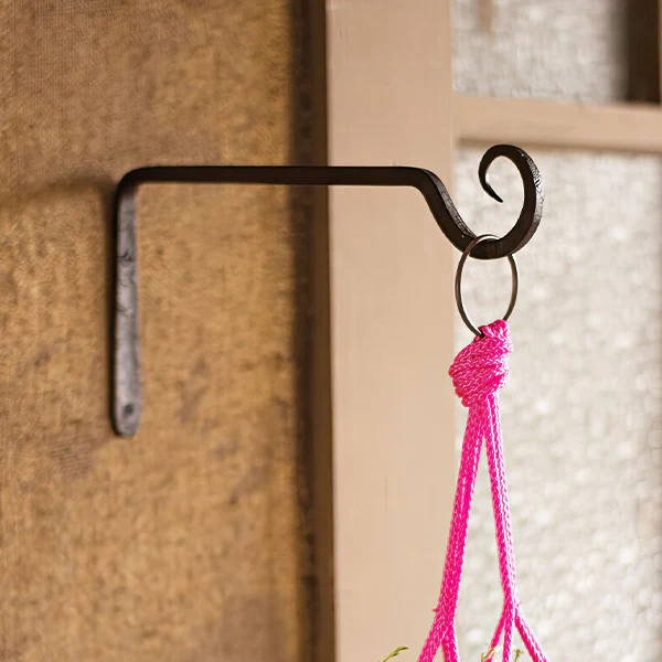 Hand Forged Iron Plant Hook