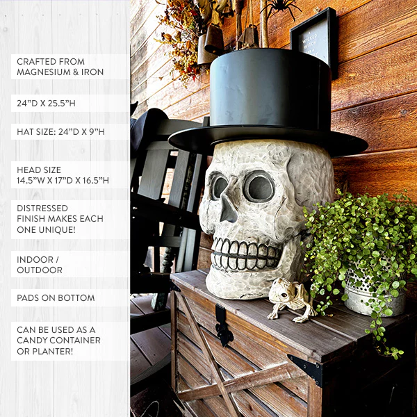 Mr. Skeleton Oversized Candy Bucket