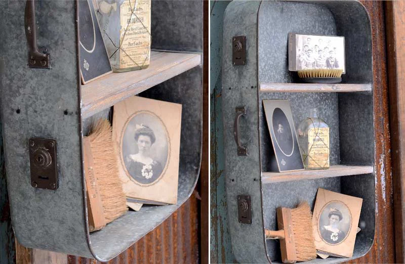 Vintage Suitcase Shelf