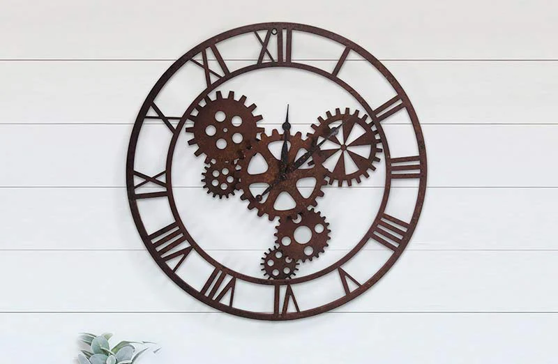 Metal Gear Wall Clock