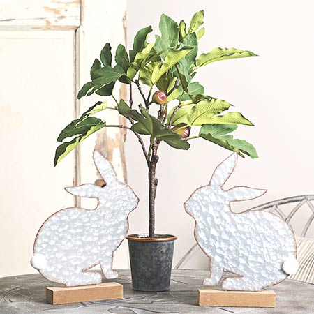 Lifelike Potted Fig Tree