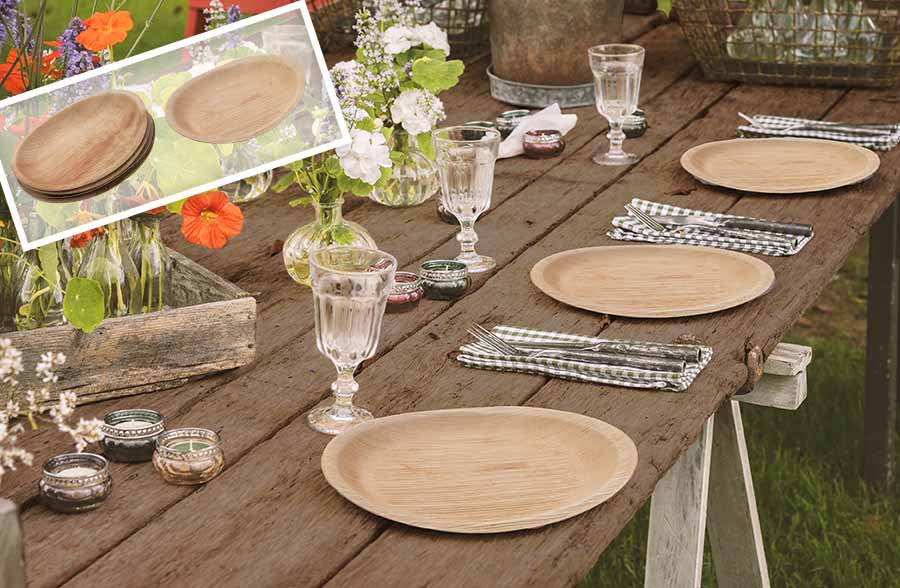 Areca Palm Plates, Set of 6