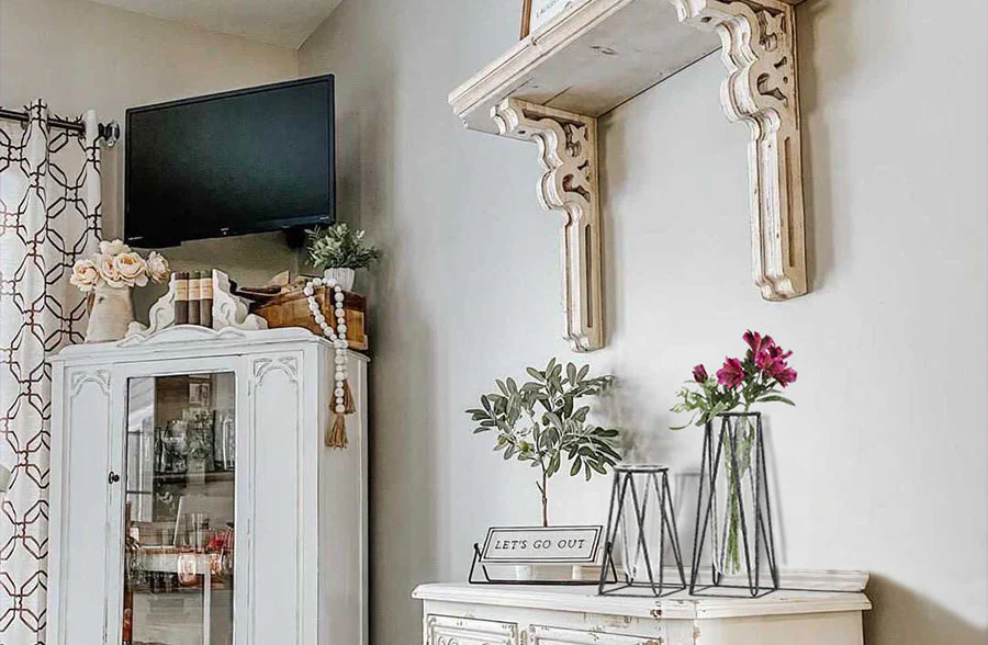 Metal Framed Bud Vases, Set of 2