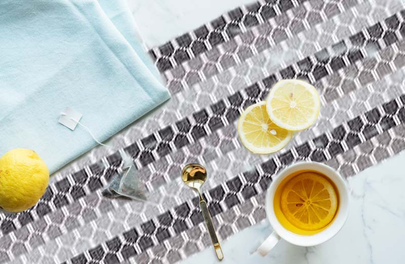 LONG Striped Table Runner