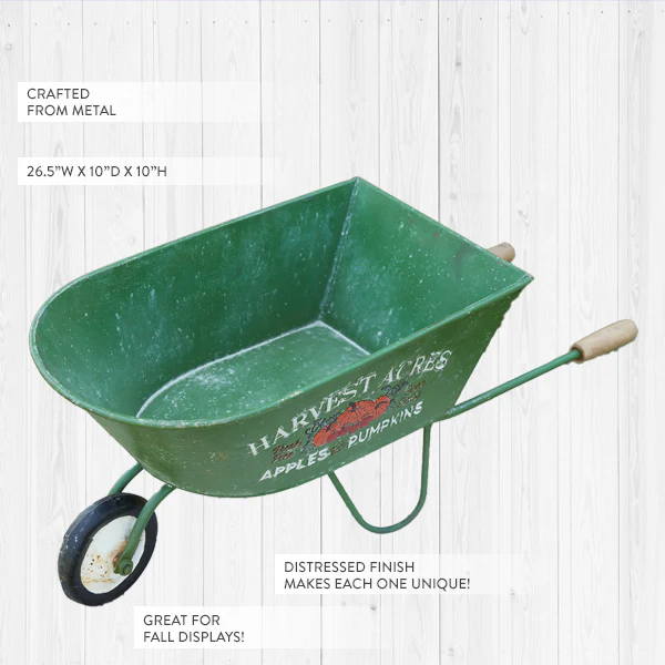 Harvest Acres Large Wheelbarrow Planter