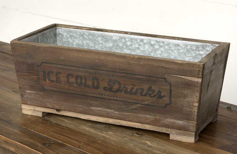 Vintage-Style Drink Cooler