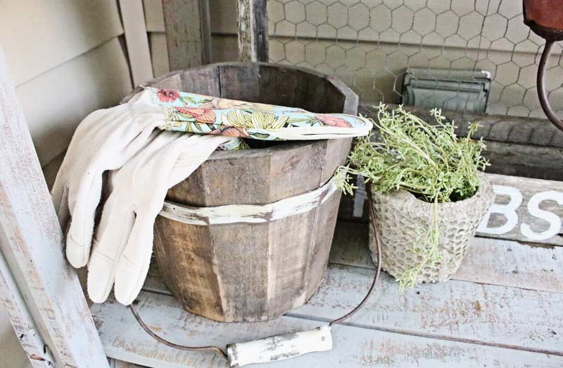 Rustic Wooden Pail