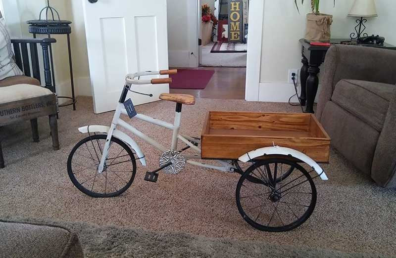 Farmhouse Tricycle Planter