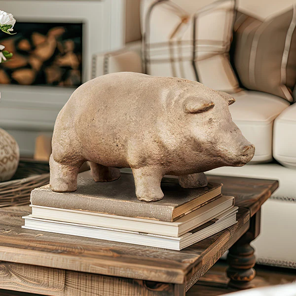 Vintage Inspired Piggy Bank