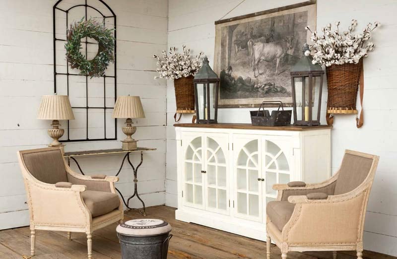 Gathered Olive and Twig Wreath