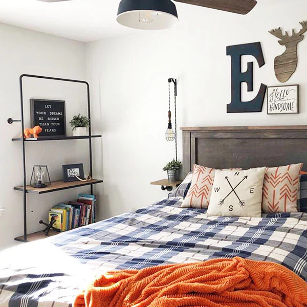 HUGE Industrial Metal Piping Shelf