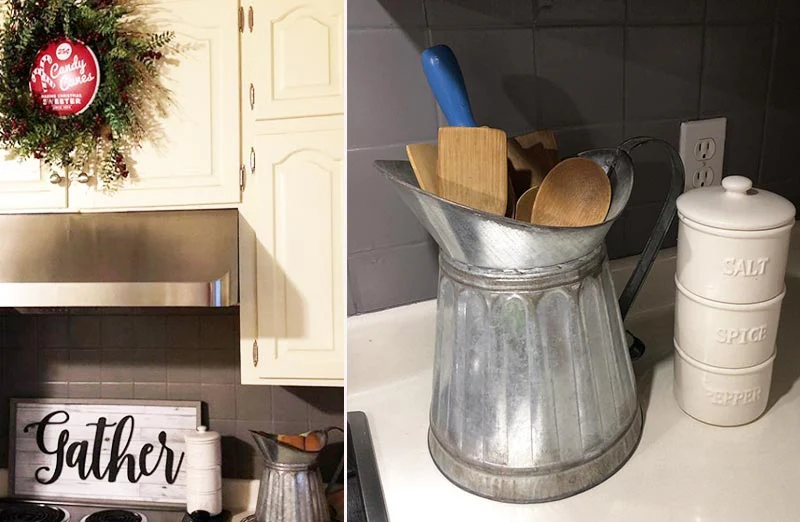 Galvanized Corrugated Milk Pitcher