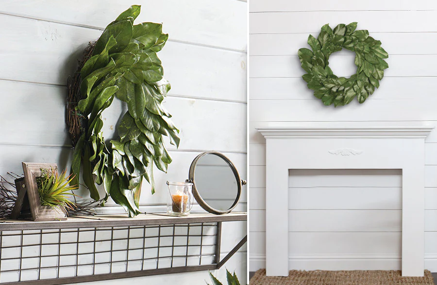 Preserved Magnolia Wreath