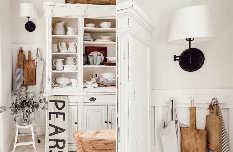 Metal Swing-Arm Wall Sconce