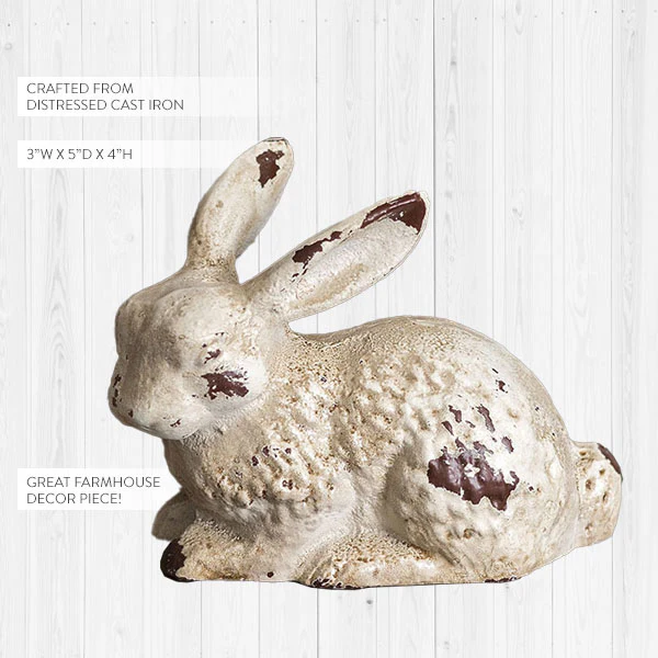 Chippy Cast Iron Bunny