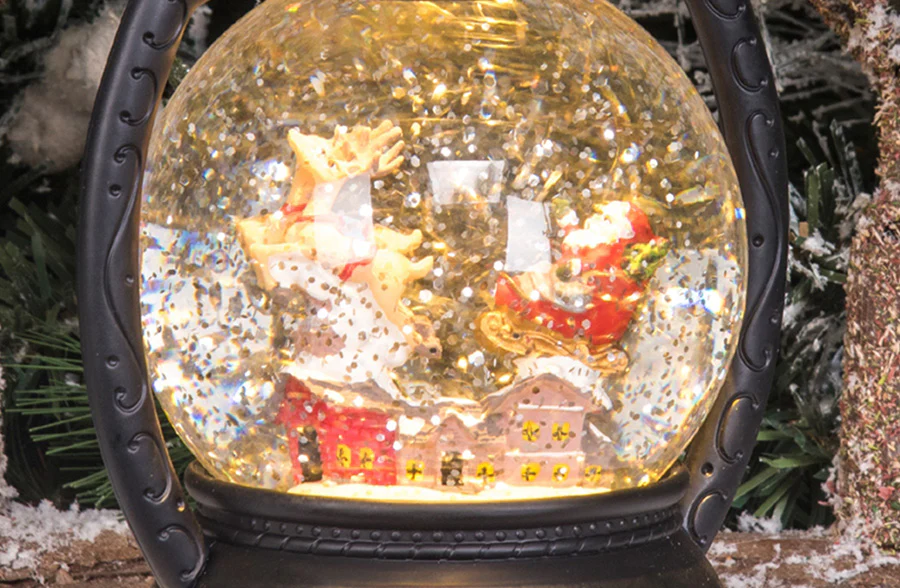 Spinning Water Lantern Snow Globe, Pick Your Style