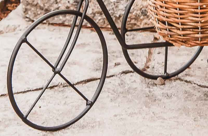 Willow Basket Bicycle Planter