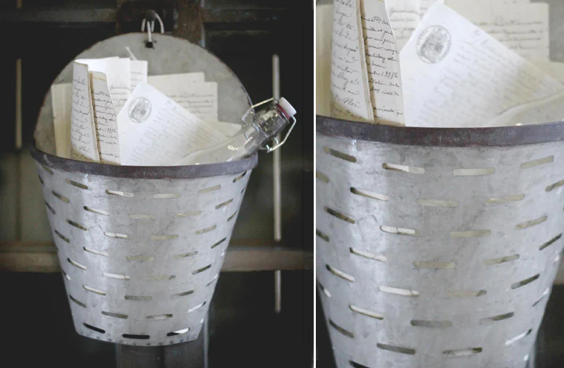 Wall Mounted Olive Bucket