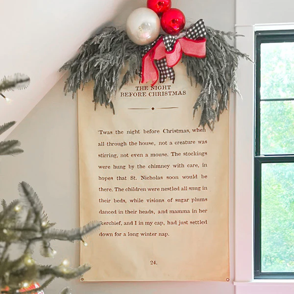 The Night Before Christmas Wall Canvas