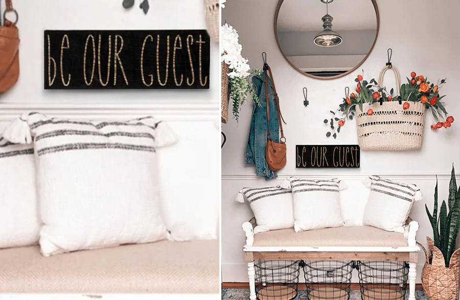 Be Our Guest Wall Decor