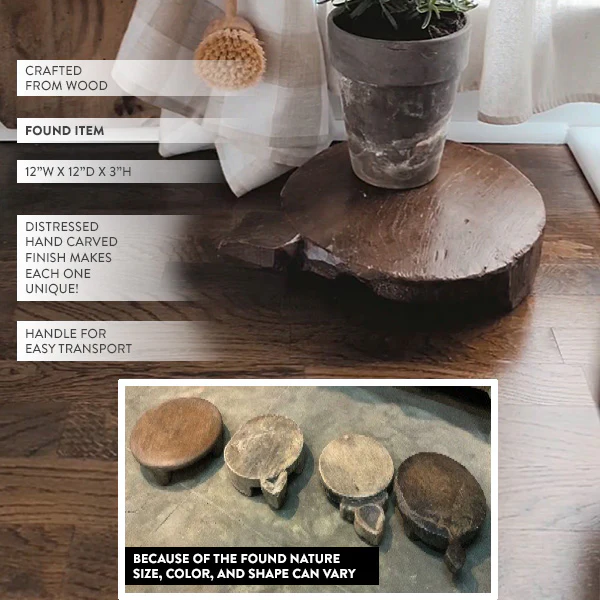 Found Wood Chapati Board