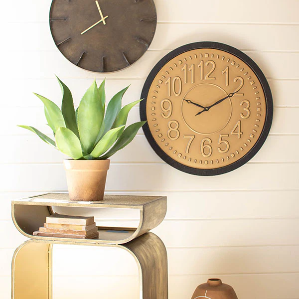 Brass Wall Clock