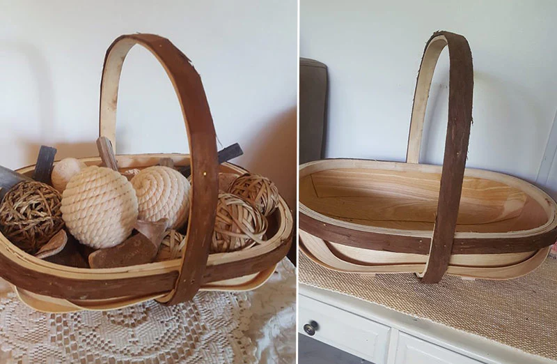 Chipwood Apple Baskets  Set of 3