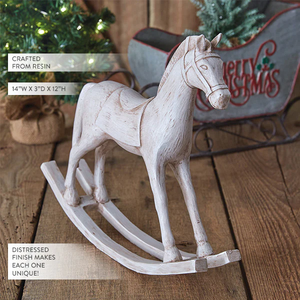 Tabletop Rocking Horse Figurine