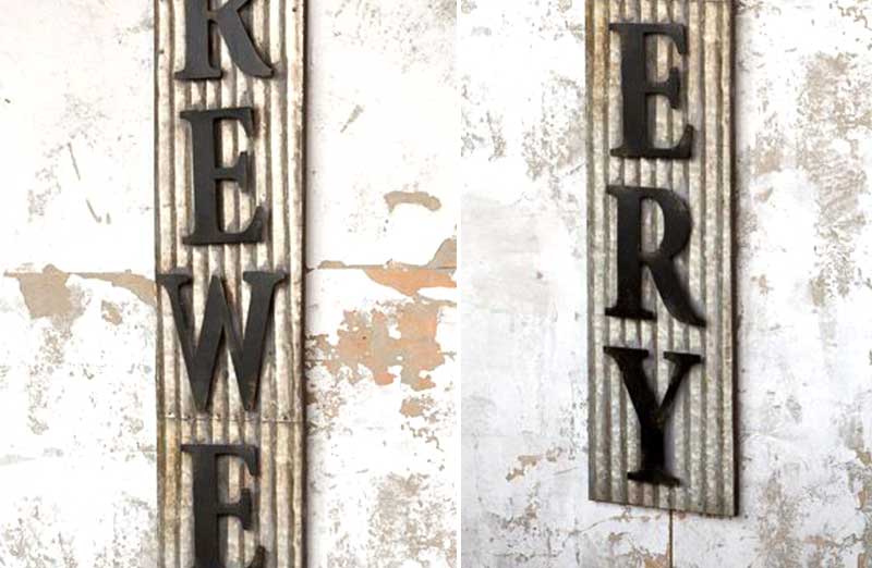 *HUGE* Metal Brewery Sign