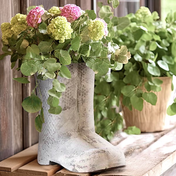Garden Rainboot Planter