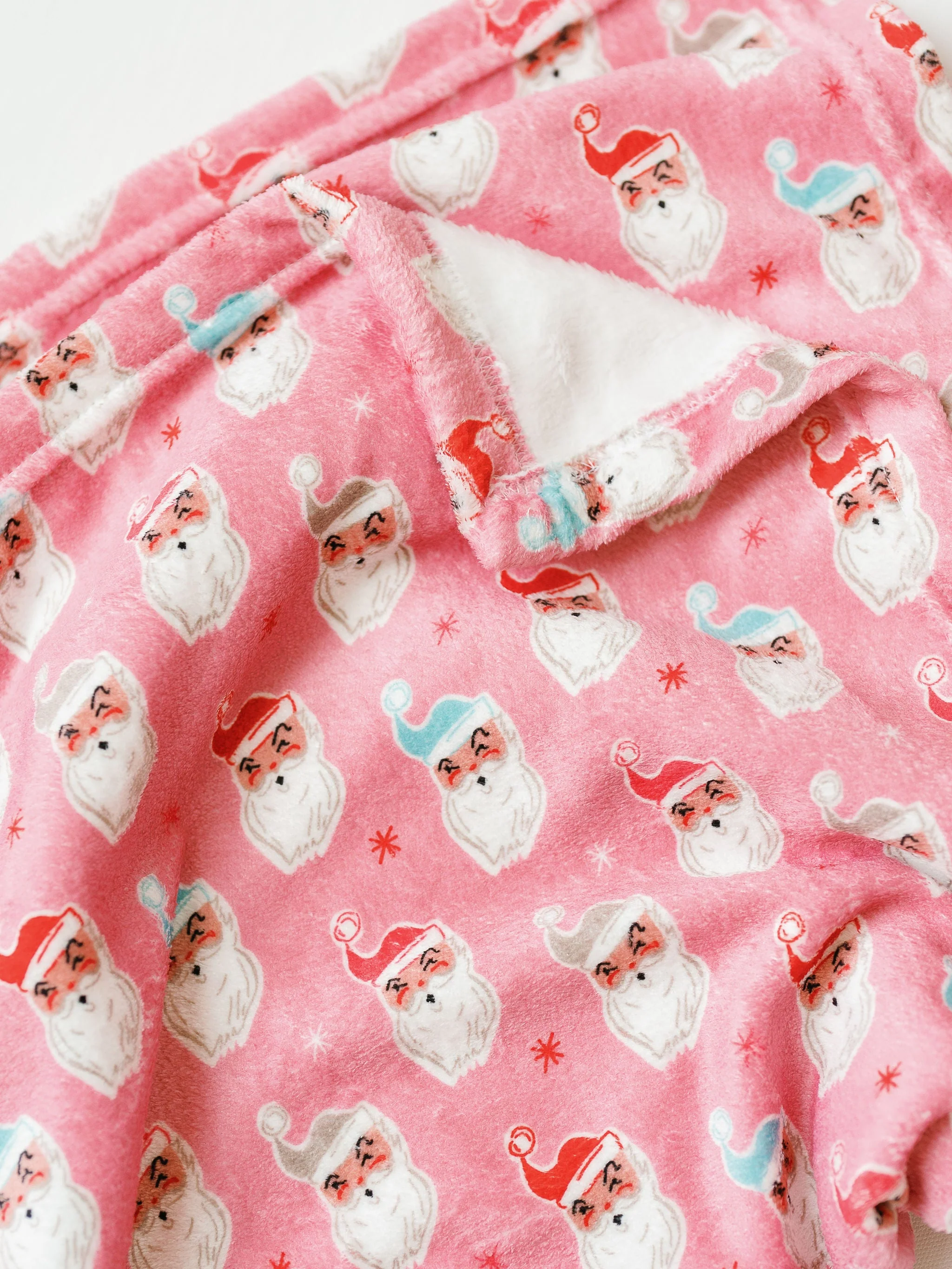 Santa 30x40 Blanket + Bag Set