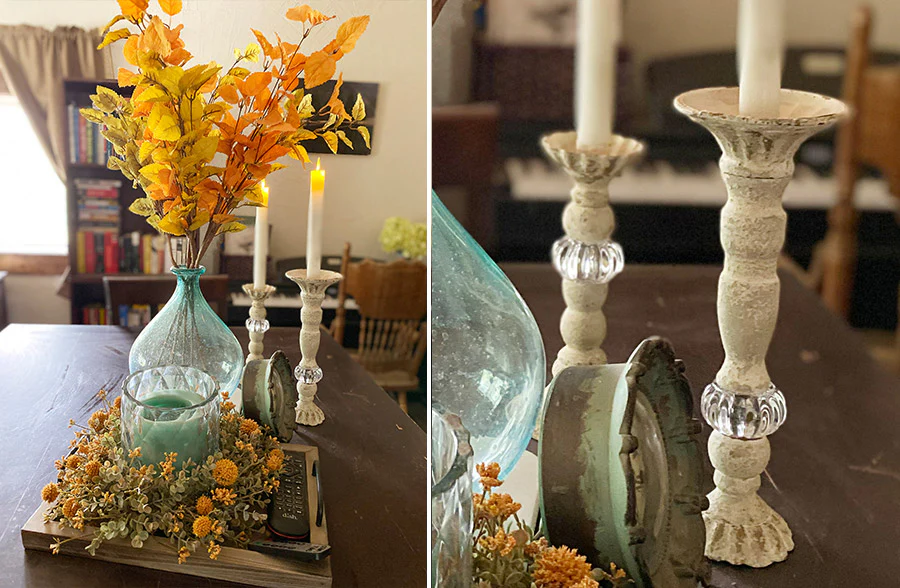 Chrissy Taper Candle Holders, Set of 2