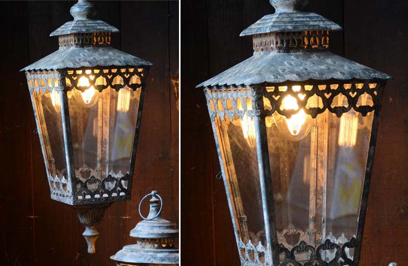 Four Panel Hanging Lantern