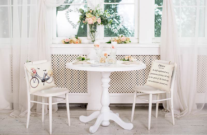 Double Sided Feedsack Bicycle Pillow