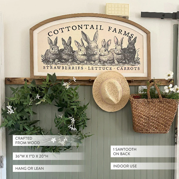 Cottontail Farms Wood Framed Wall Art