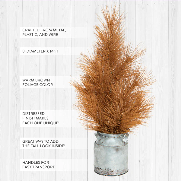 Galvanized Jug Harvest Arrangement