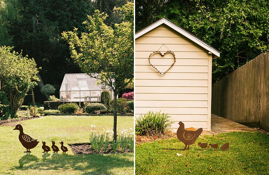 Feathered Friends Yard Stakes, Set of 4 - Pick Your Style