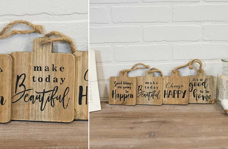 Inspirational Wood Tags