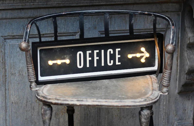 Lighted Office Plaque